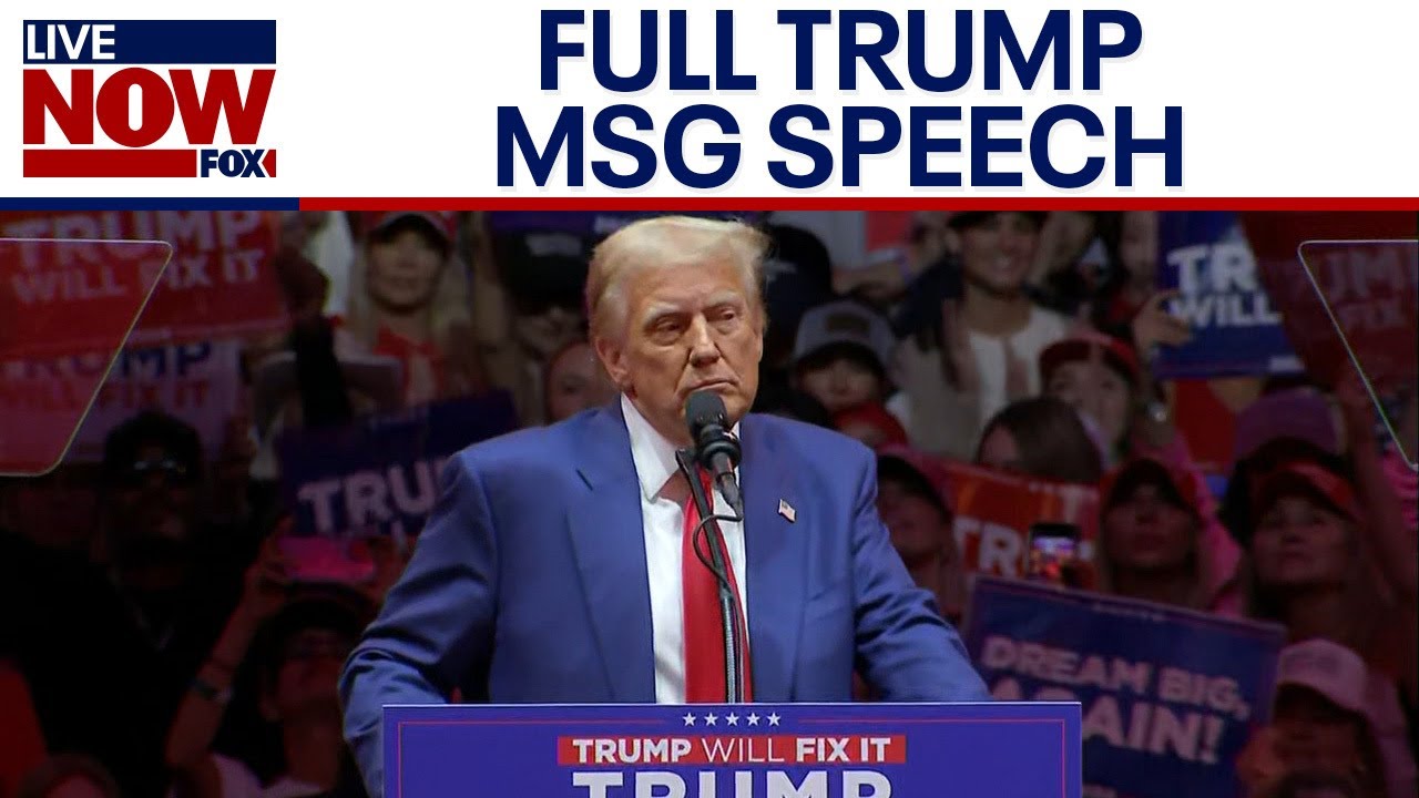 FULL SPEECH: Trump holds MSG rally in NYC | LiveNOW from FOX