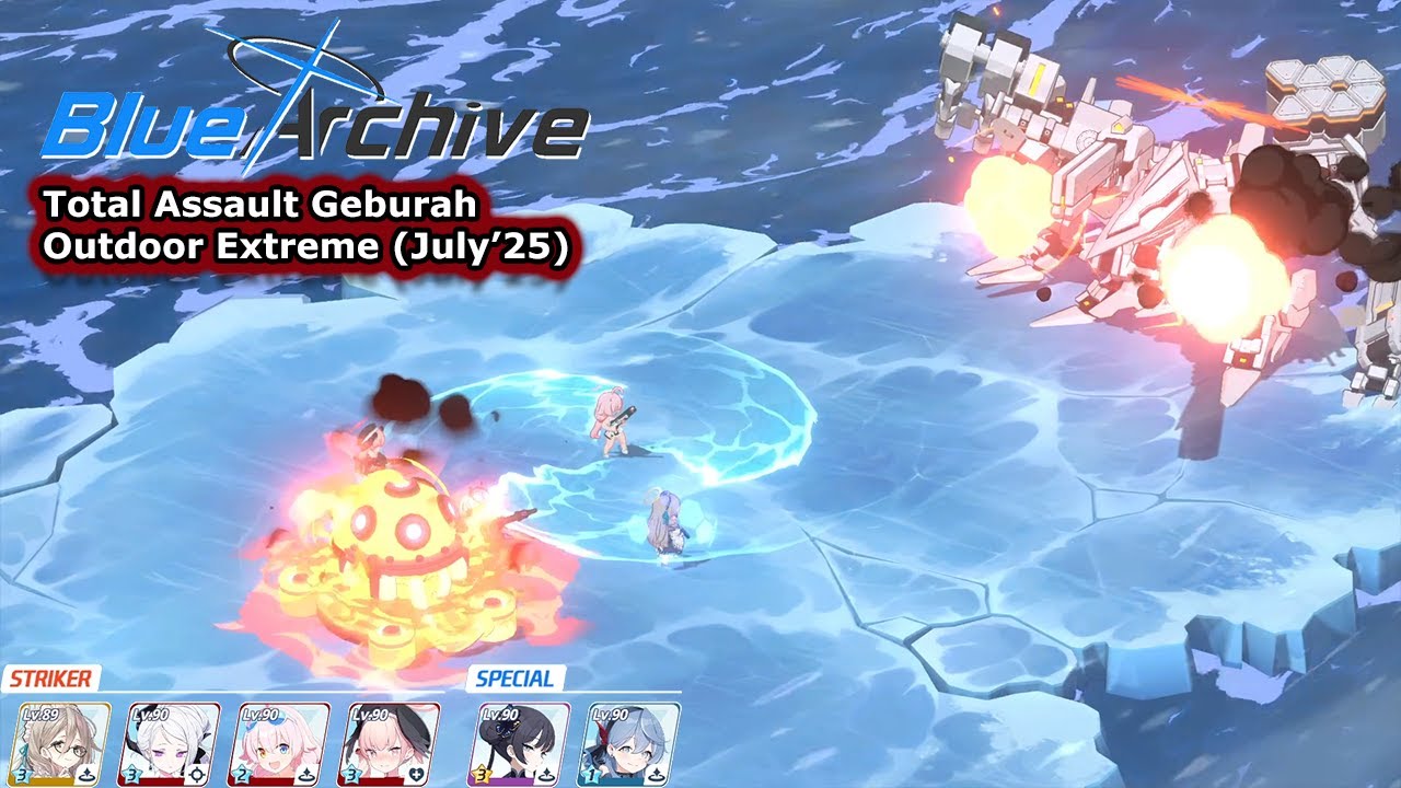 Blue Archive Global - Total Assault Geburah Extreme Outdoor | D Hina (July'25)