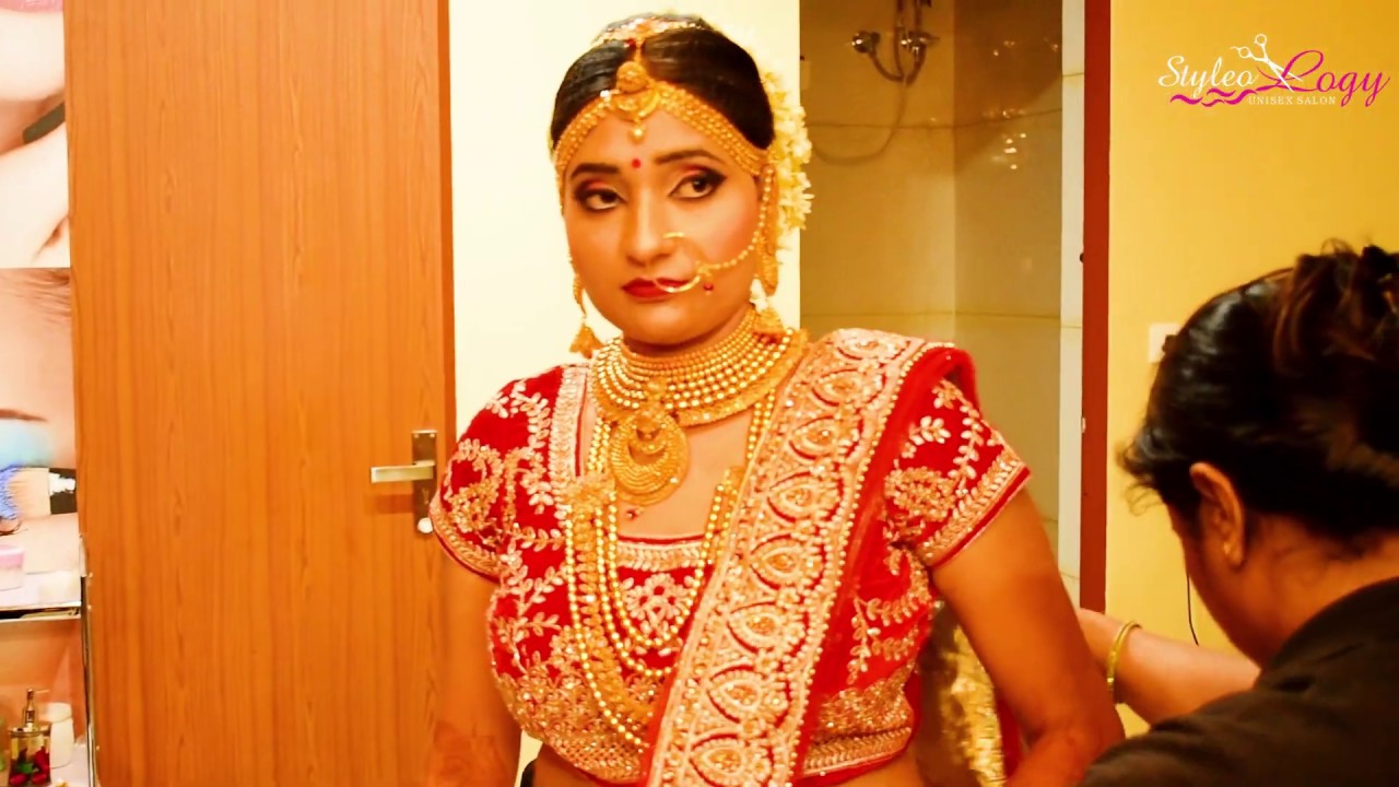Styleology Unisex Salon Jaipur | Bride Full Makeup | Videography By Prince Kty