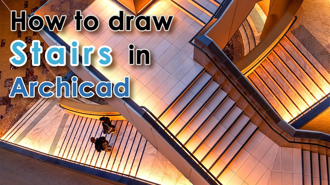 Archicad - How to draw stairs [Stair tool basics]