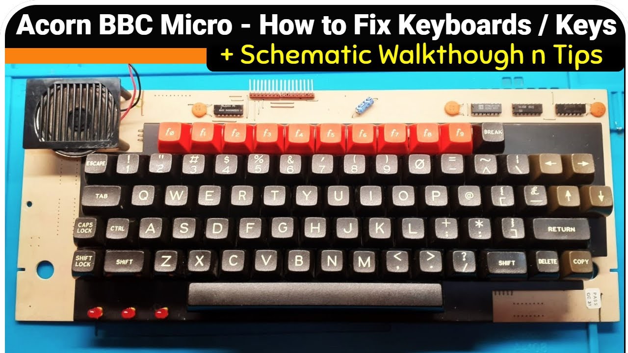 Acorn BBC Micro - How to Fix Keyboard / Key switches