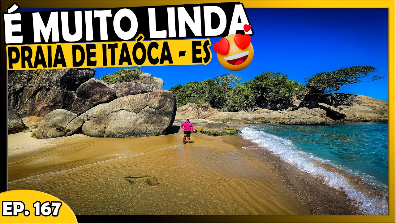 CONHEÇA A PRAIA DE ITAÓCA 🏖️ EM ITAPEMIRIM 🏙️ MUITO TOP 🔝 • ESPÍRITO SANTO 🕊️ - T1.EP167