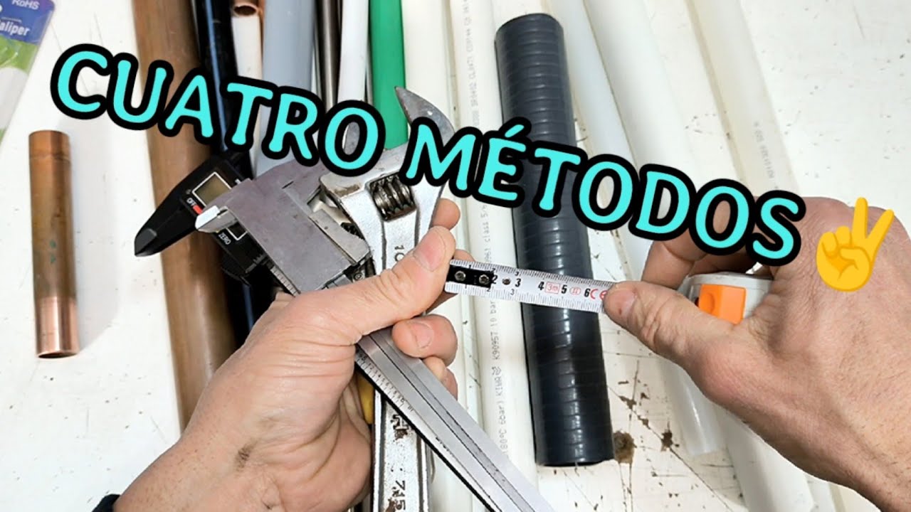 Cómo MEDIR los DIÁMETROS de las TUBERÍAS. Métodos Caseros y Profesionales. #elfontaneroencasa