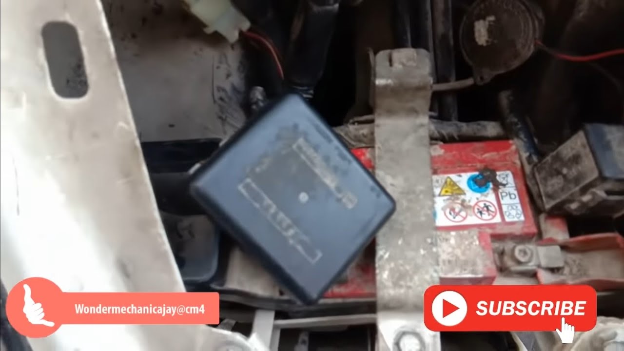 एक्टिवा की C.D.I खराब हो, किक से स्टार्ट हो लेकिन सेल्फ  न  हो ! ,