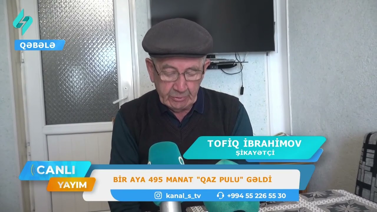 Bir aya 495 manat "Qaz pulu" gəldi | Canlı Yayım