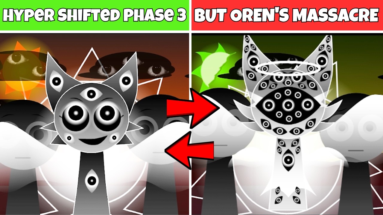 Incredibox Sprunki : Hyper Shifted Phase 3 But Oren's Massacre New Update #sprunki  #incredibox