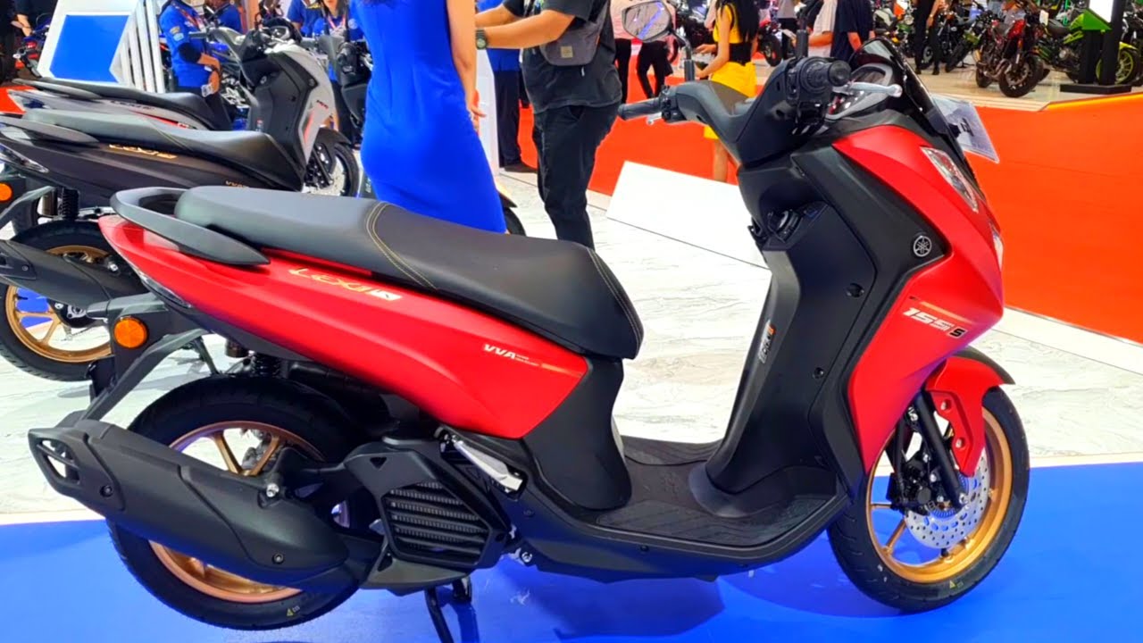 2024 Yamaha Lexi LX 155 VVA S Version in Matte Red - Affordable Maxi Scooters for Beginners!