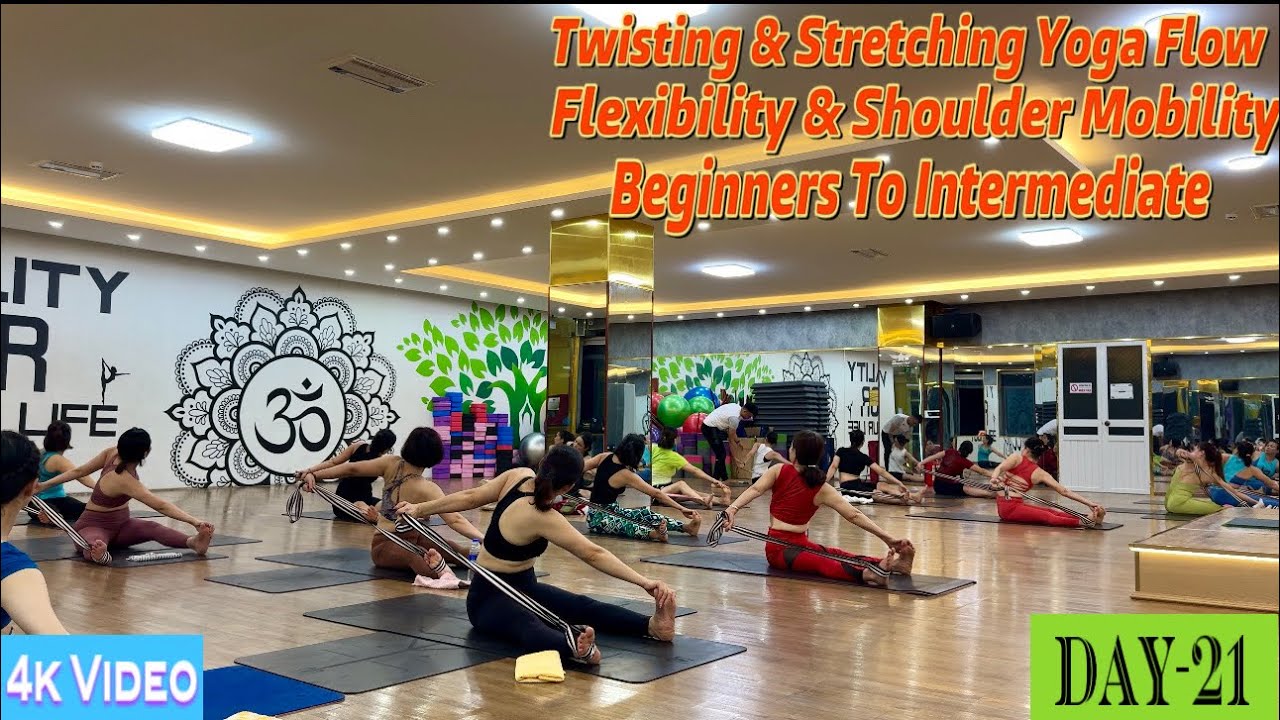 DAY-21 Twisting & Stretching Yoga Flow Flexibility & Shoulder Mobility |Master Ranjeet Singh Bhatia