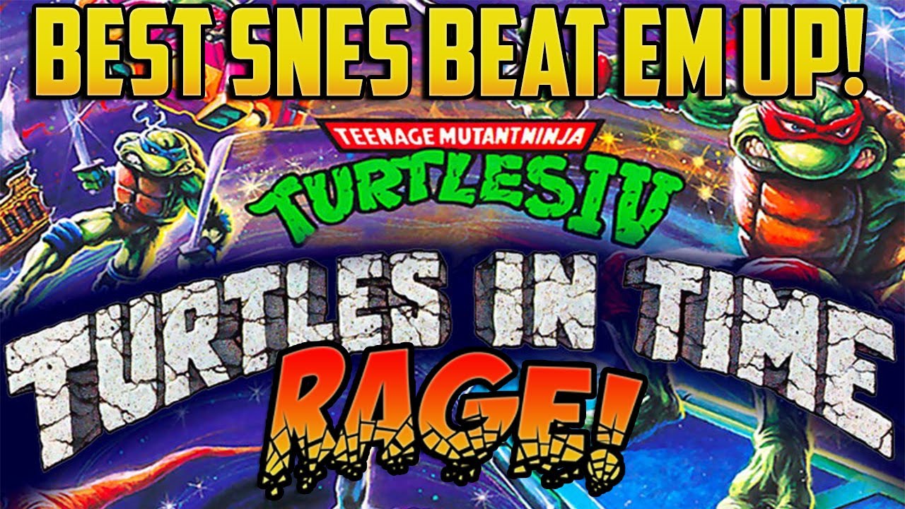 RETRO RAGE: TMNT Turtles In Time! (SNES)