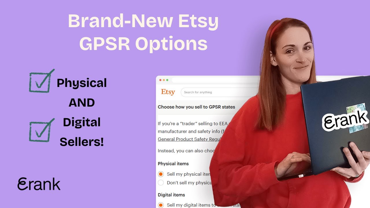 Important Etsy GPSR Update: Check your Etsy shop settings for this new feature! 🚀