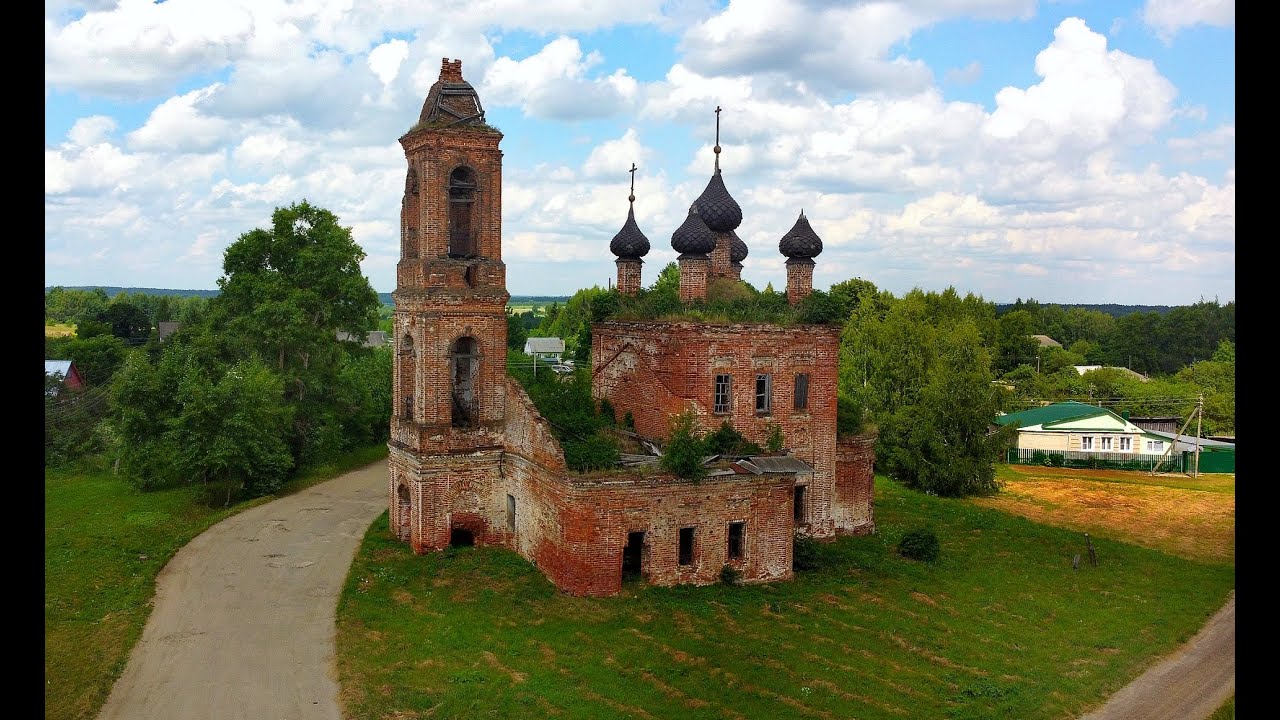 Заброшенные церкви Ивановской и Костромской областей