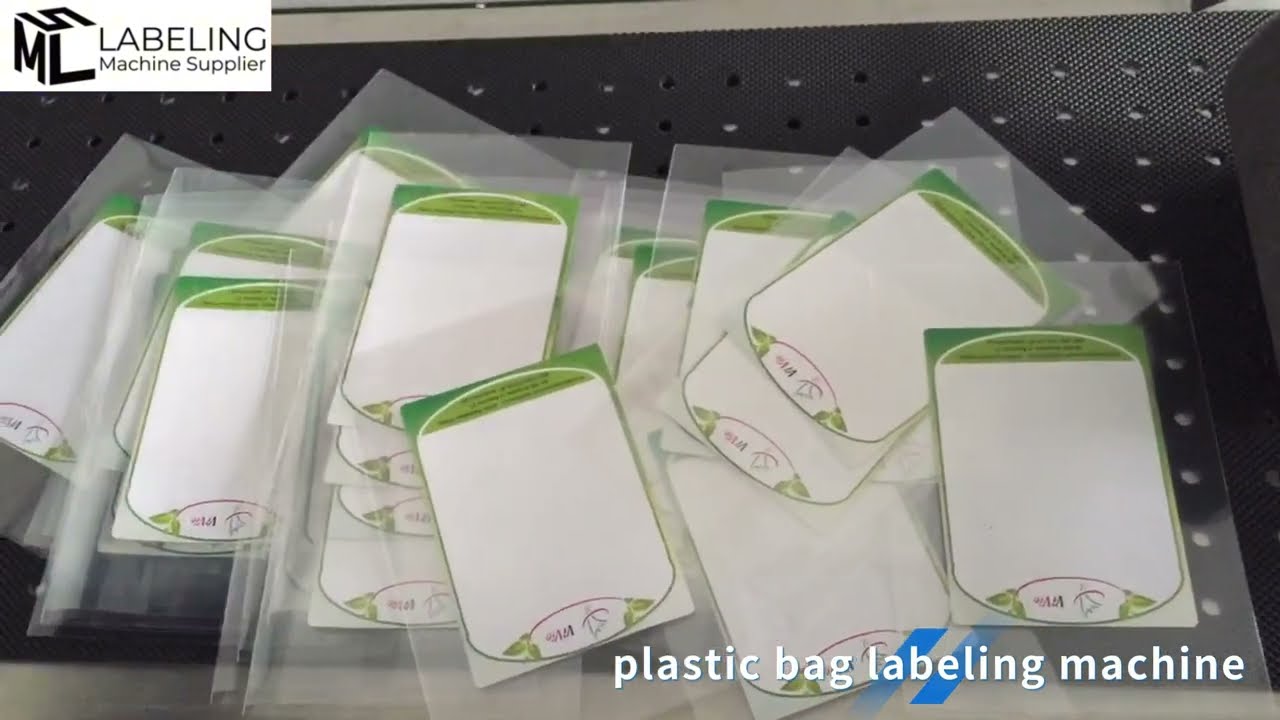 Plastic Bag Labeling Machine | Poland Client Test Video