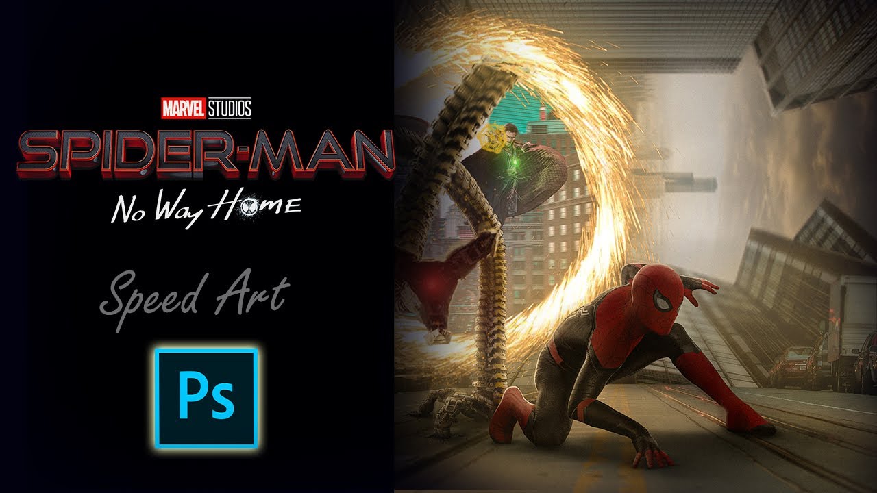 Spider-man No Way Home Concept Art || Photoshop Manipulation
