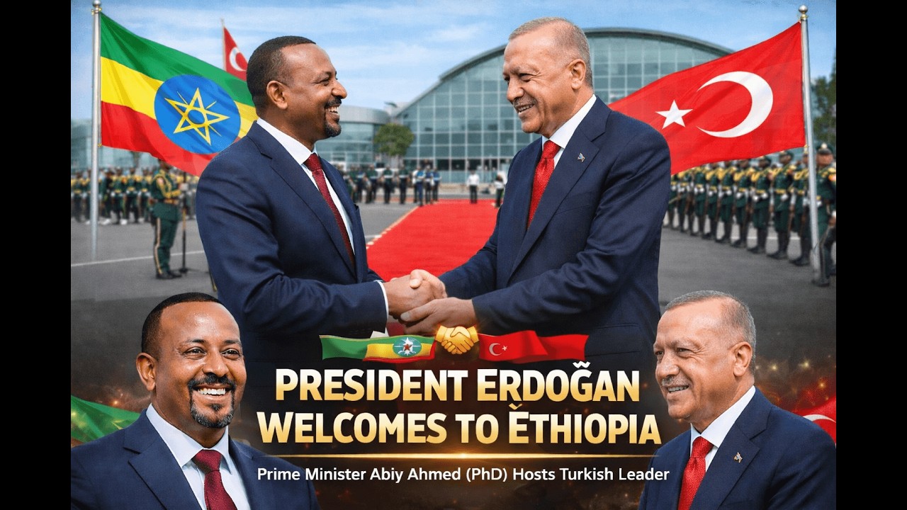Prime Minister Abiy Ahmed Welcomes President Erdoğan to Ethiopia | Official Visit