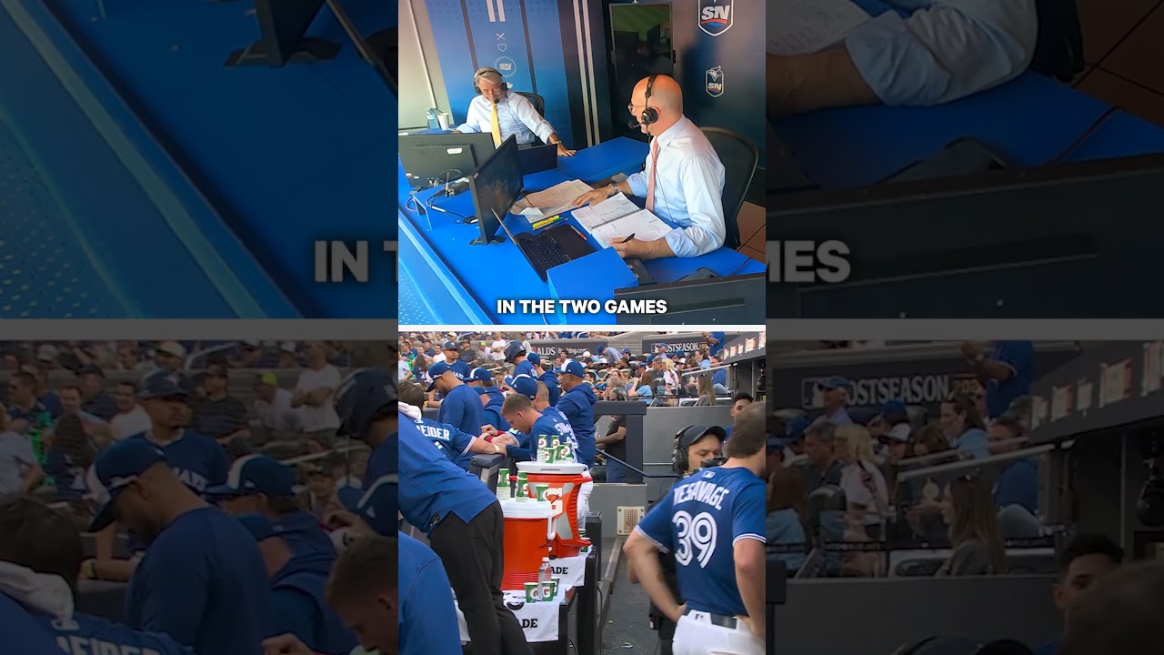 Inside The Blue Jays Broadcast Booth For Vladdy's Grand Slam 🎙️