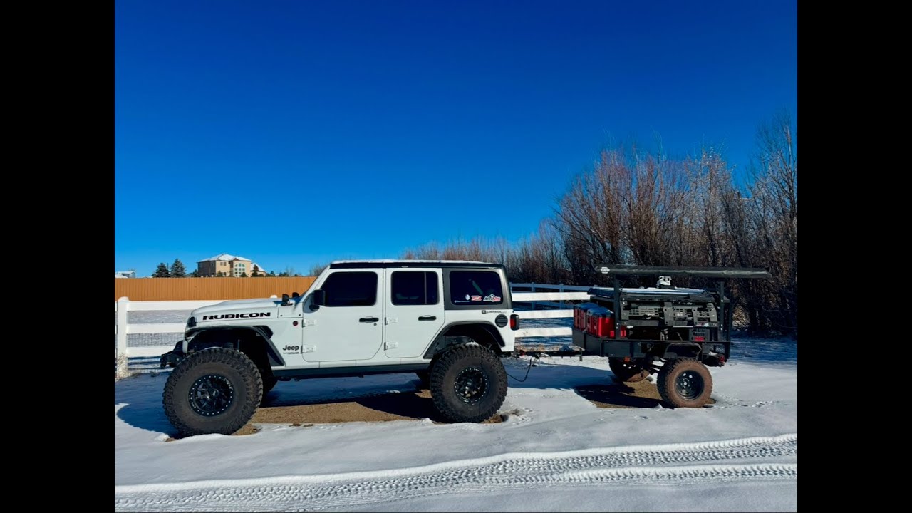Conquering the Cold: My Ultimate Winter Off Road Trailer Setup!!