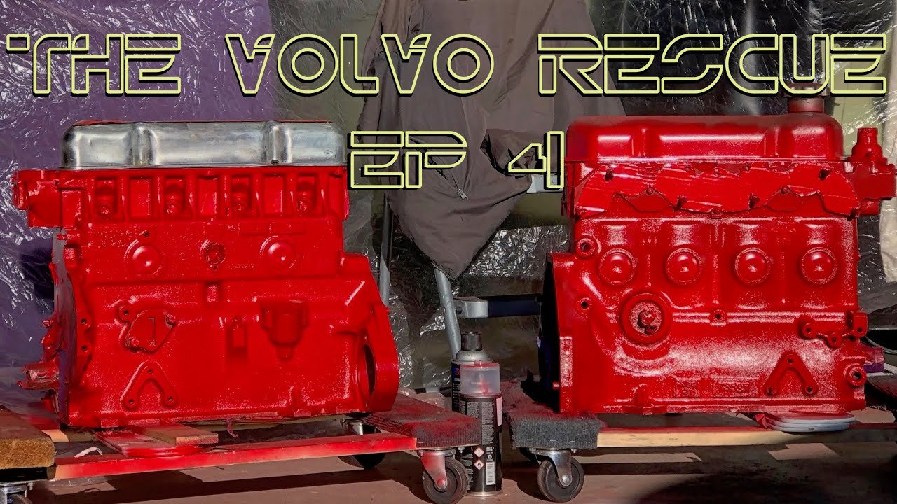 🇸🇪 (S3:E4) Repainting Volvo B20 Engines - The Volvo Rescue