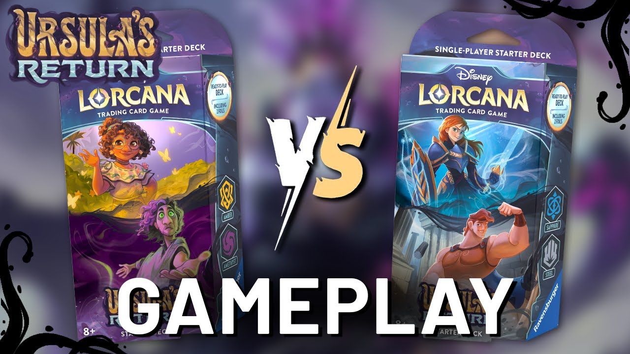 Ursula's Return STARTER DECK GAMEPLAY | Disney Lorcana