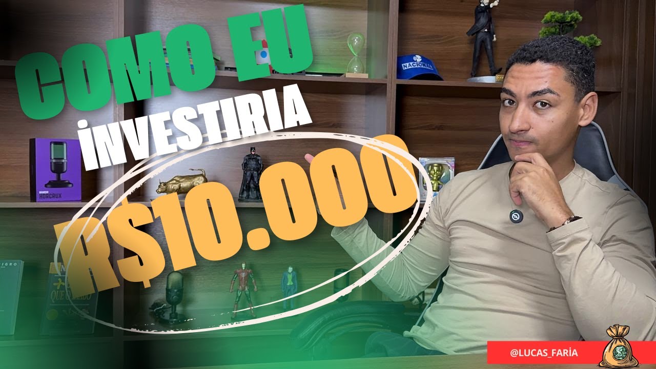 🟢 Como eu investiria R$10.000 (Para perfil Conservador, Moderado e Arrojado)