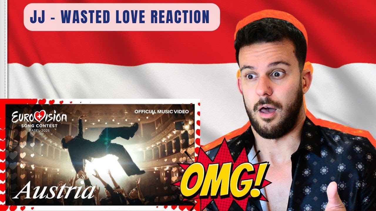 WINNER! JJ - WASTED LOVE (REACTION) // AUSTRIA EUROVISION 2025