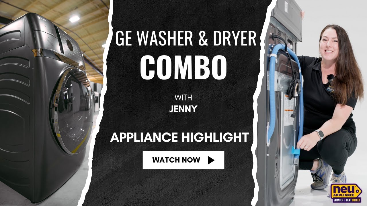 Jenny&rsquo;s GE Washer Dryer Combo REVEAL! 🧼✨