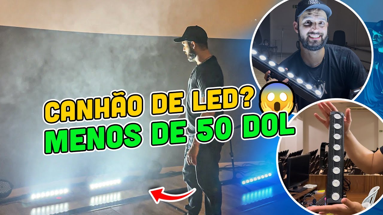 ILUMINAÇÃO BARATA PARA SUA IGREJA!😍💡 (RIBALTA DMX RGBW)