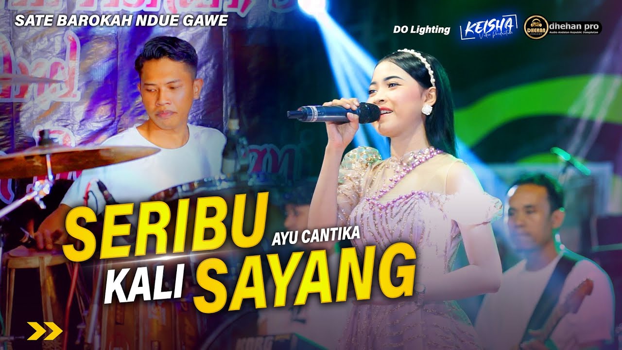 SERIBU KALI SAYANG - Ayu Cantika Ft ( FARIS KENDANG ) Live Trowulan - Mojokerto #Dhehanpro