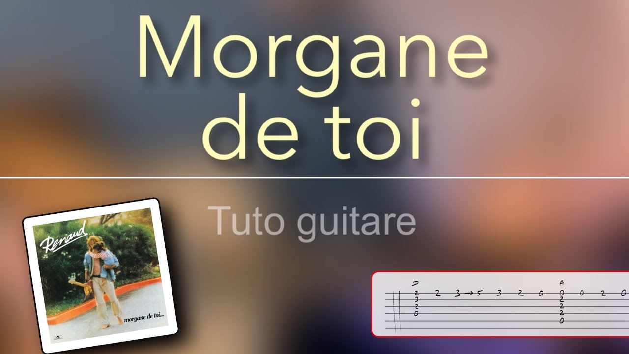 Tuto guitare - Morgane de toi (Renaud)