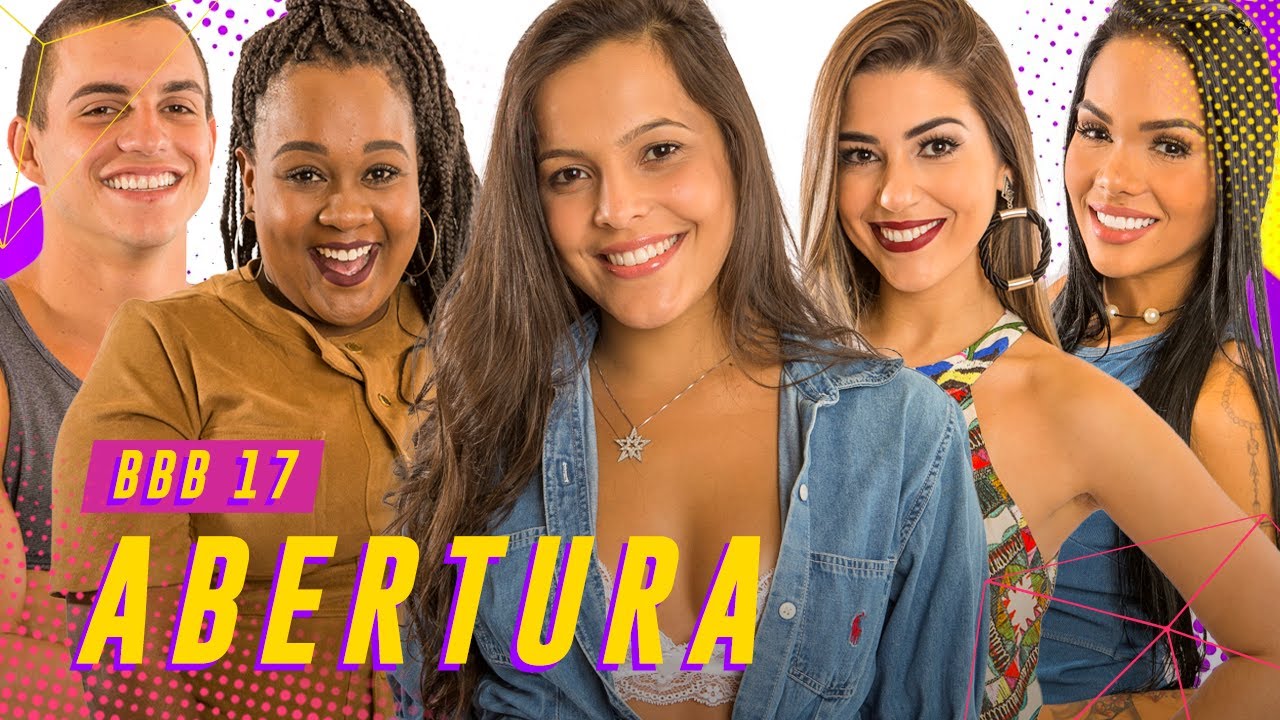 A ABERTURA DO BBB17: EMILLY, VIVIAN, ROBERTA E TODO O ELENCO DA TEMPORADA! | BIG BROTHER BRASIL 17