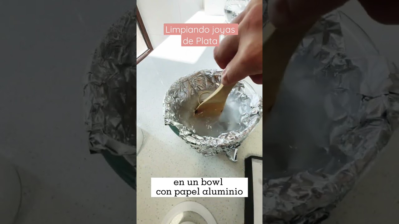LIMPIANDO JOYAS DE PLATA