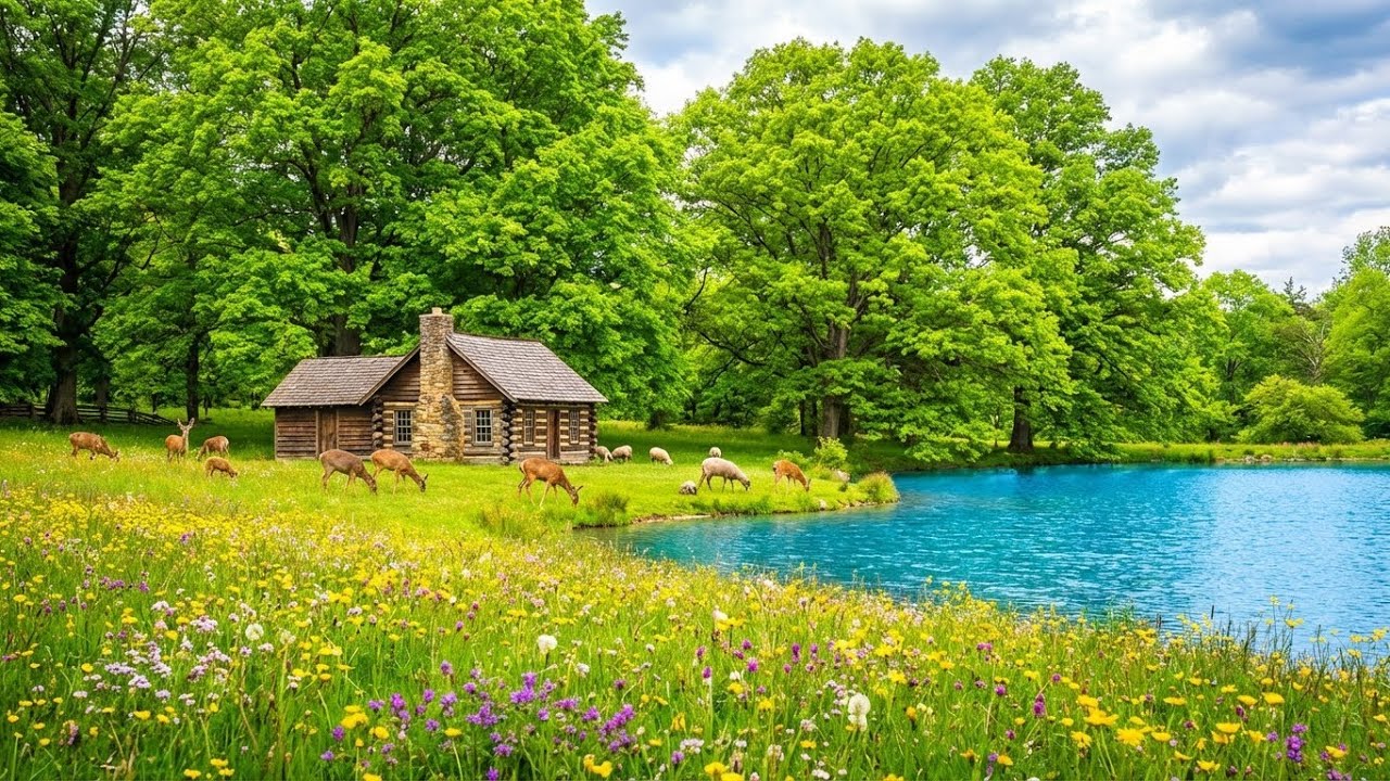 🌿 Peaceful Piano Music for Meditation, Mindfulness and Inner Healing  Nature Soothing