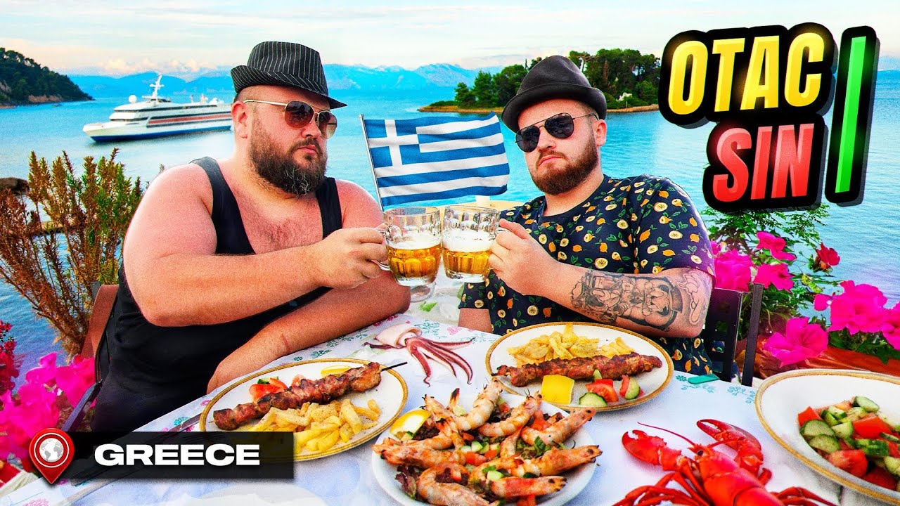 OTI&Scaron;LI SMO U FENSI MENSI RESTORAN sa BRUTALNIM POGLEDOM !!! Jedemo GRČKE specijalitete i muvamo TETE