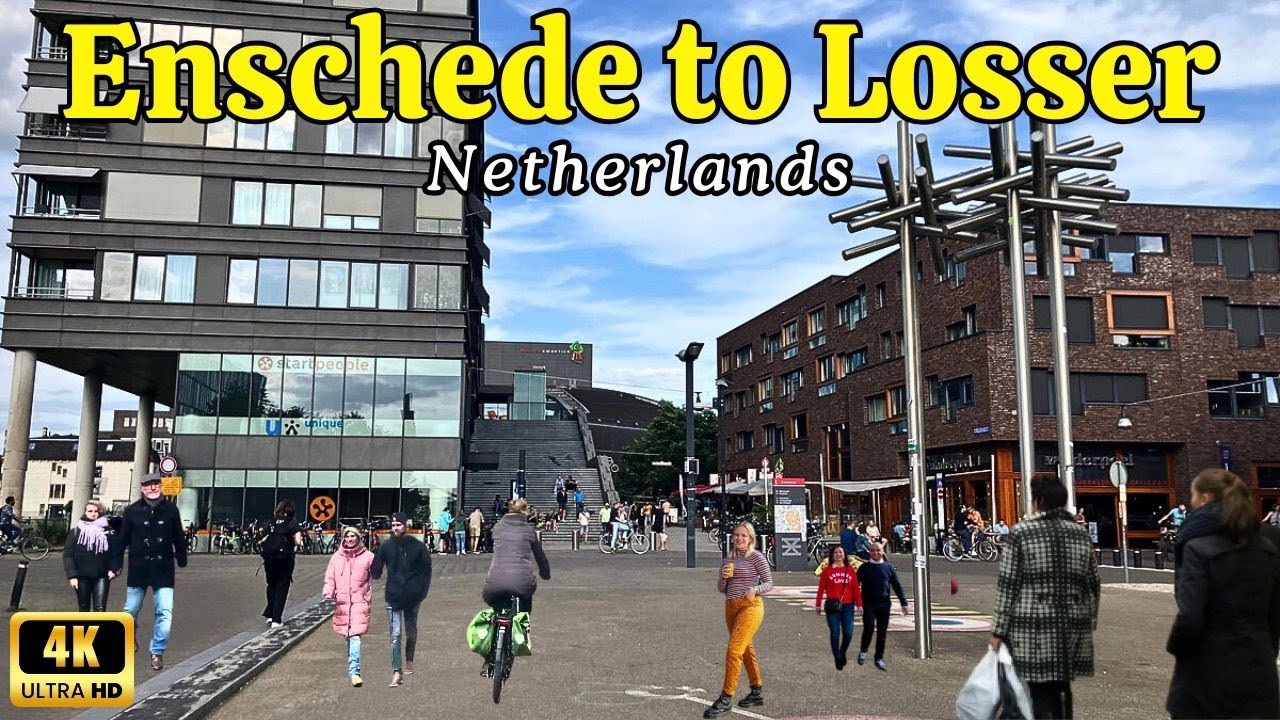 E-bike Tour 🇳🇱: Enschede to Losser,  Netherlands | The Beauty of Enschede 4K