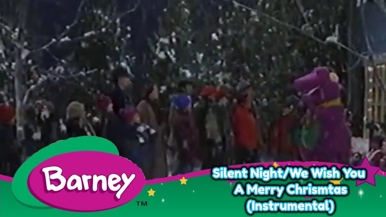 Barney - Silent Night/We Wish You A Merry Christmas (Instrumental)