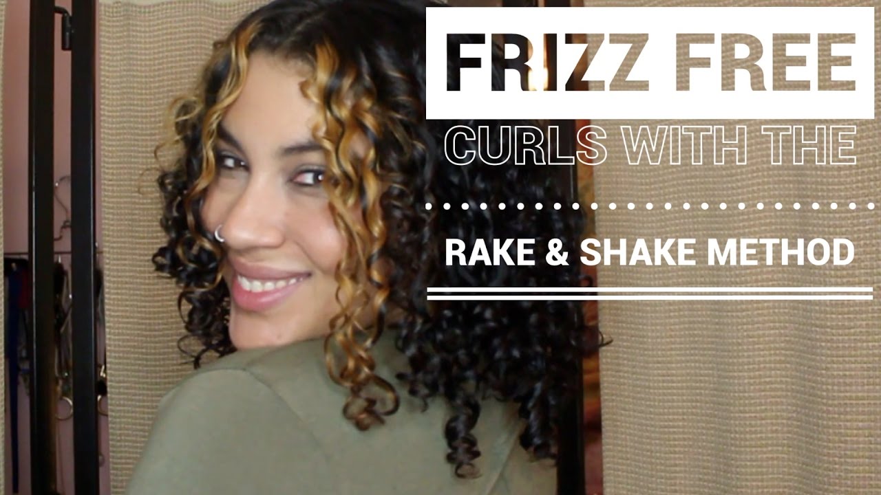 For No Frizz & Defined Curls Try This Rake & Shake Method