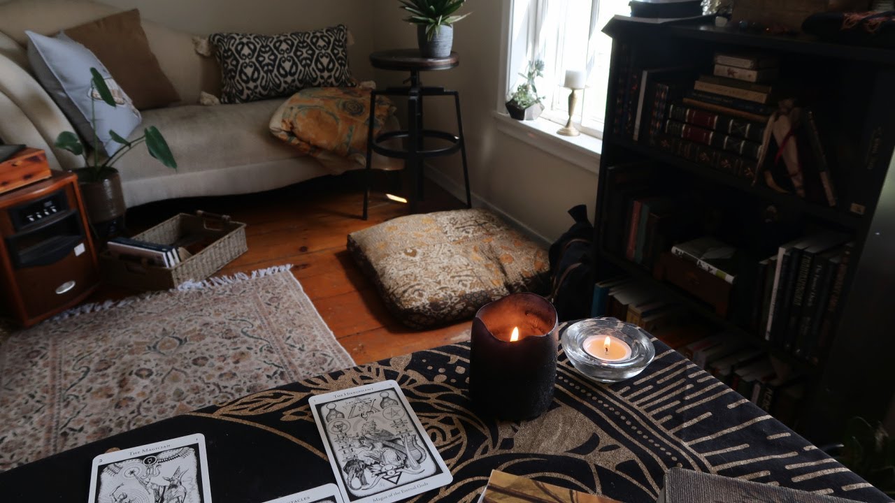 WITCHY ROOM TOUR 🌿 My Sacred Space and Tarot Room