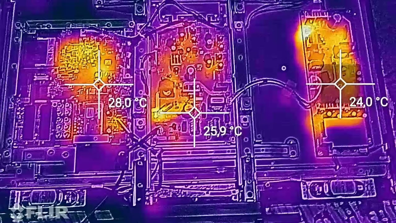 Réparation TV avec Rétroéclairage mais pas d'Affichage (Multimètre et Camera Thermique).