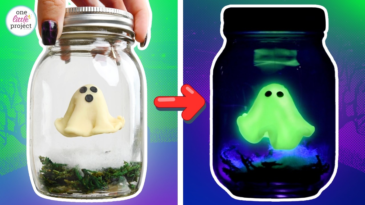 Ghost in a Jar | DIY Pet Ghost Craft
