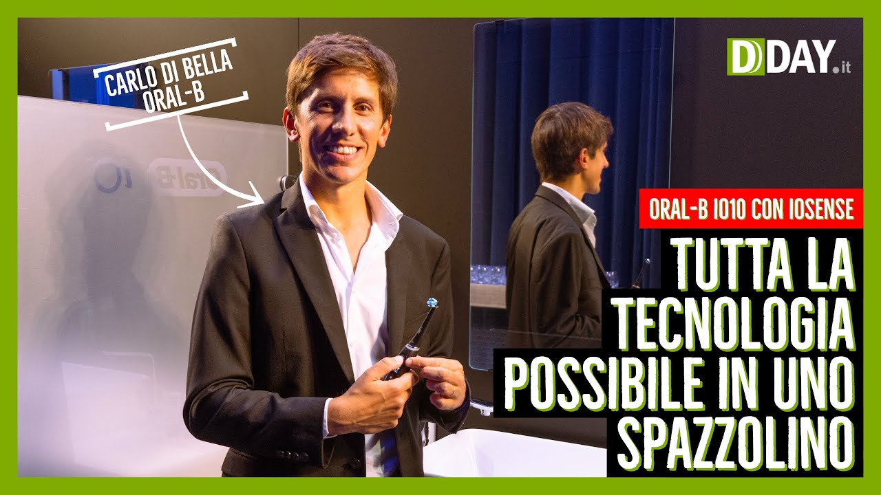 iO10 con la base iOsense: ecco il nuovo spazzolino ipertecnologico di Oral-b