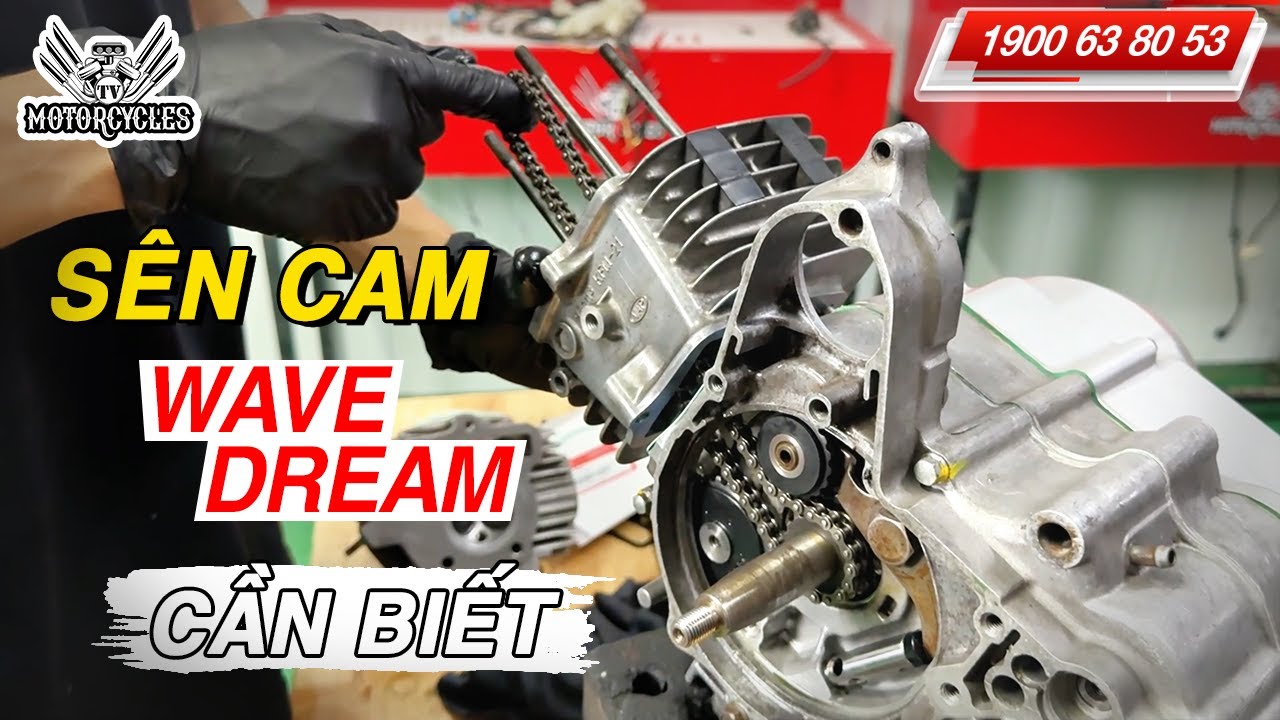 Video 849: Dạy Sửa Xe Các Vấn Đề Nguyên Nhân Tiếng Kêu Sên Cam Động Cơ Wave | Motorcycle TV