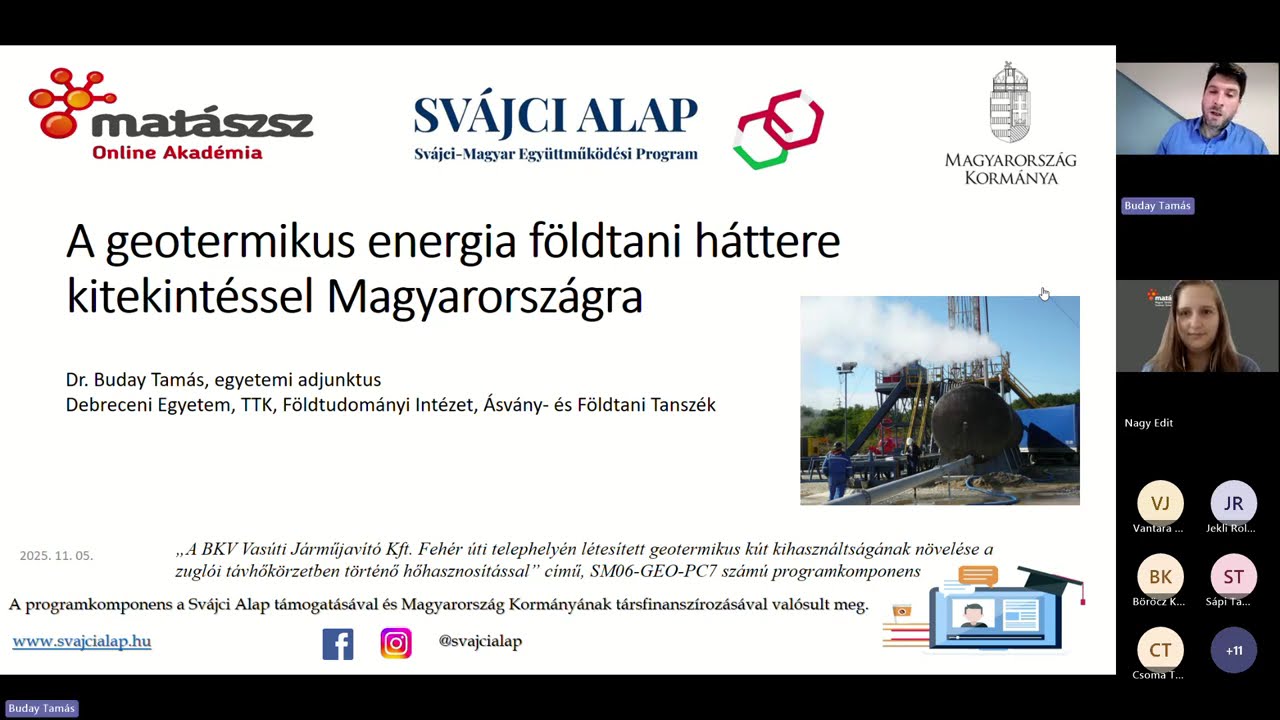 A geotermikus energia földtani háttere kitekintéssel Magyarországra   MaTáSzSz Online Akadéma