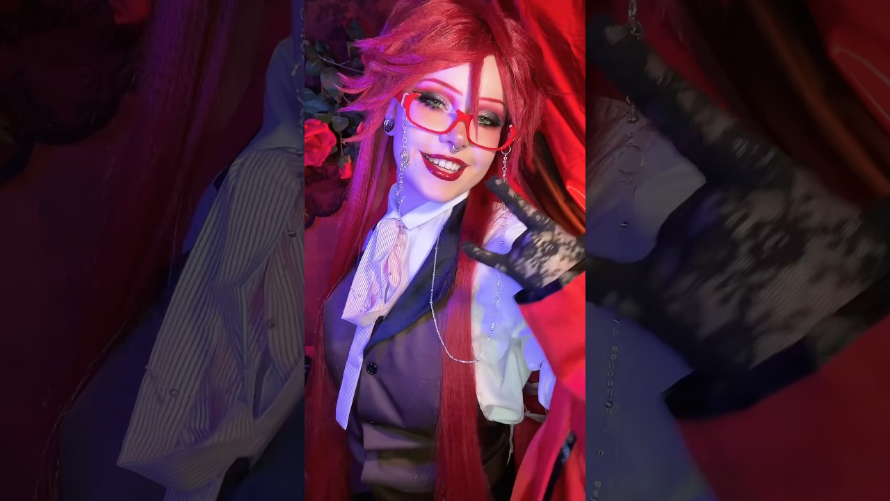 Grell !! #cosplay #makeup #blackbutler #kuroshitsuji #grellsutcliff #anime #manga