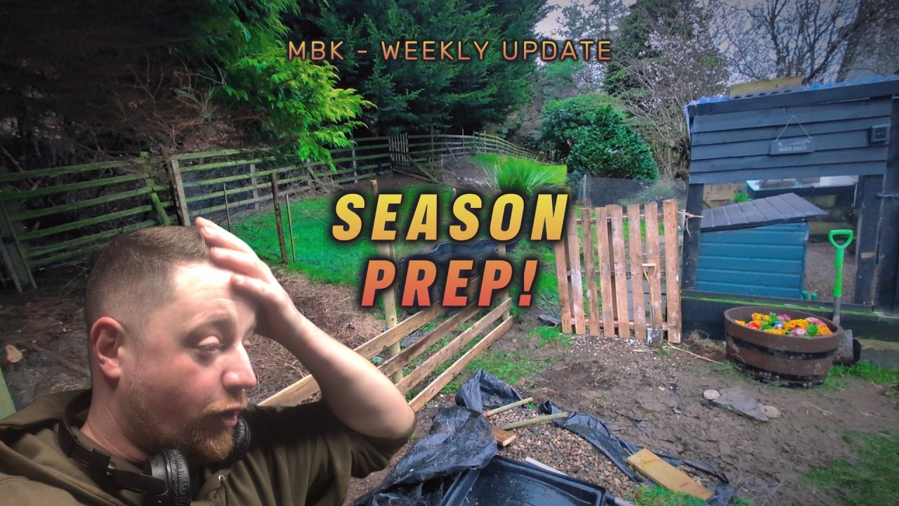 Pond Prep and Outdoor Builds Before the New Season | My Boys Koi | Weekly Update