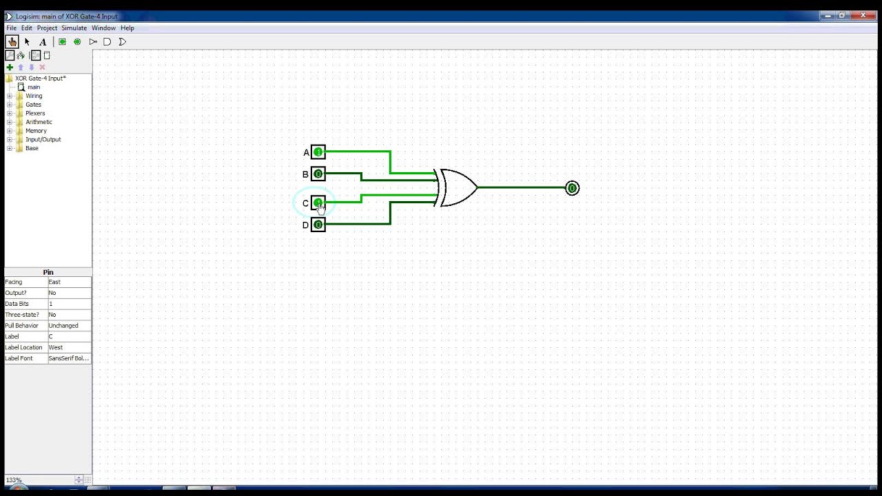 4 Input XOR Gate