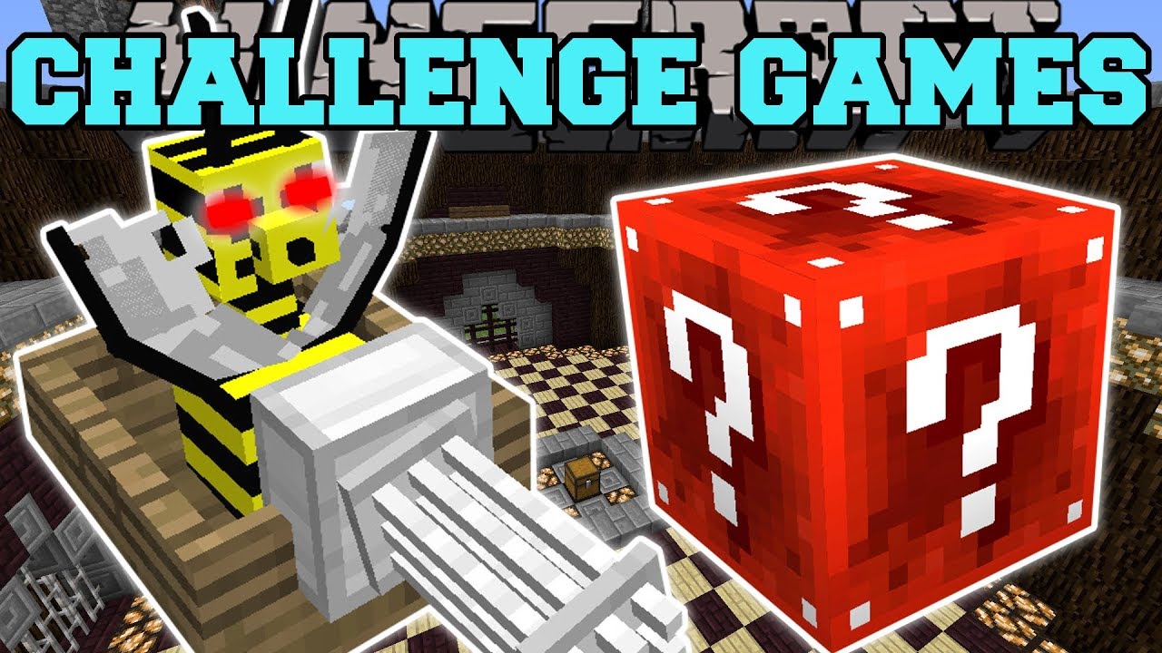 Minecraft: FLOAT BEE GUNNER CHALLENGE GAMES - Lucky Block Mod - Modded Mini-Game