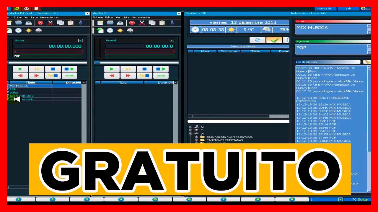 🔴RADIT: SOFTWARE GRATIS para RADIO🔴 ✅Automatizador RADIT FULL GRATIS 👉¿Una copia del ZARASTUDIO?👈
