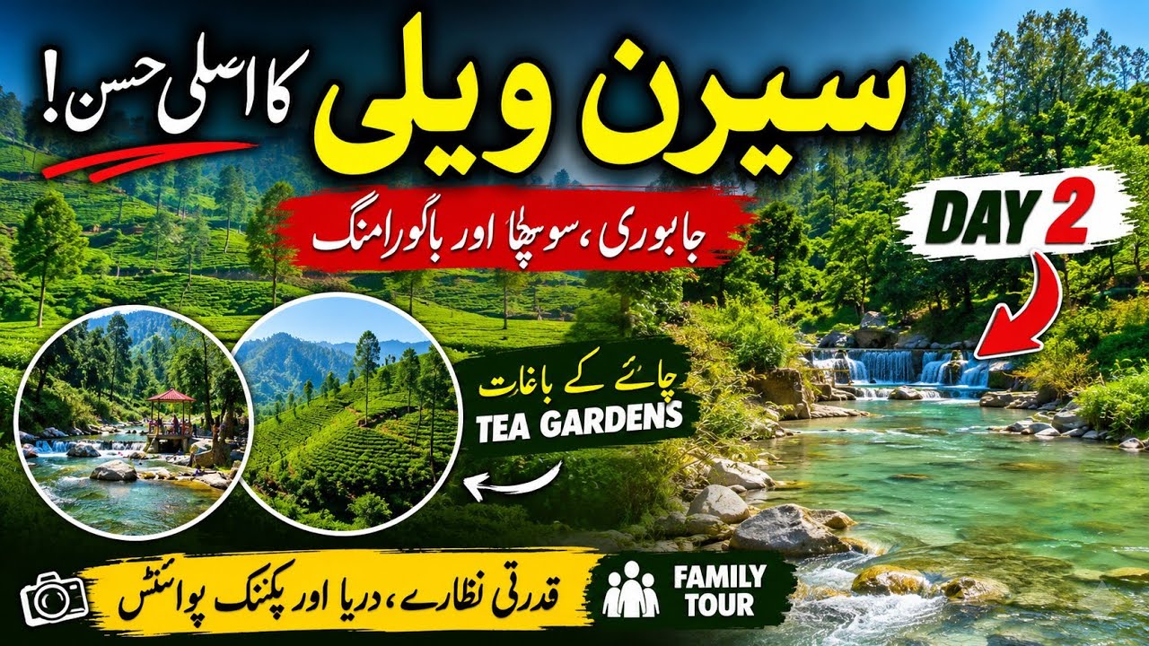 Siran Valley | Bhormang, Andrassi, Jabori & Sucha | Lush Green | Tea Gardens, Safe Swimming |  Day 2