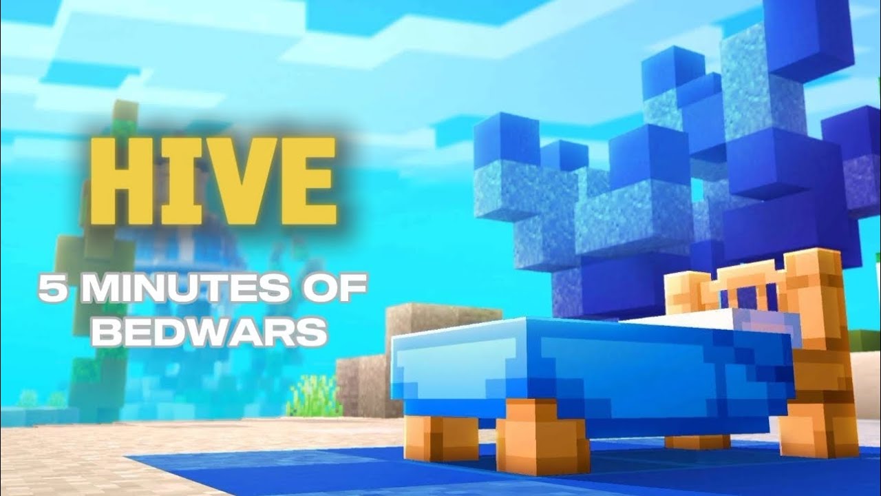 5 minutes of Hive bedwars | Mobile