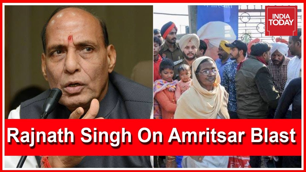 Rajnath Singh Reacts To Amritsar Attack, Calls It Reprehensible Act Of Violence