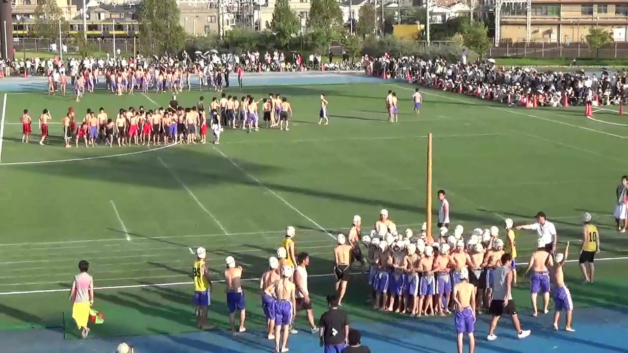 2015　麻布中学・高校運動会　棒倒し